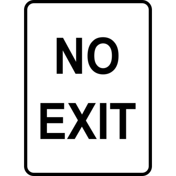 Leomarc sign no exit Thumbnail