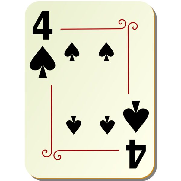 nicubunu Ornamental deck 4 of spades Thumbnail