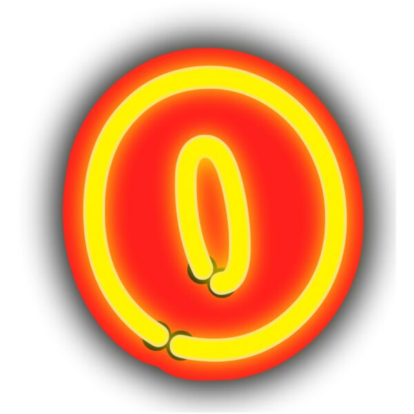 rwwgub Neon Numerals 0 Thumbnail
