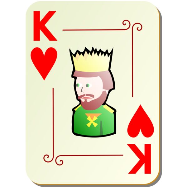 nicubunu Ornamental deck King of hearts Thumbnail