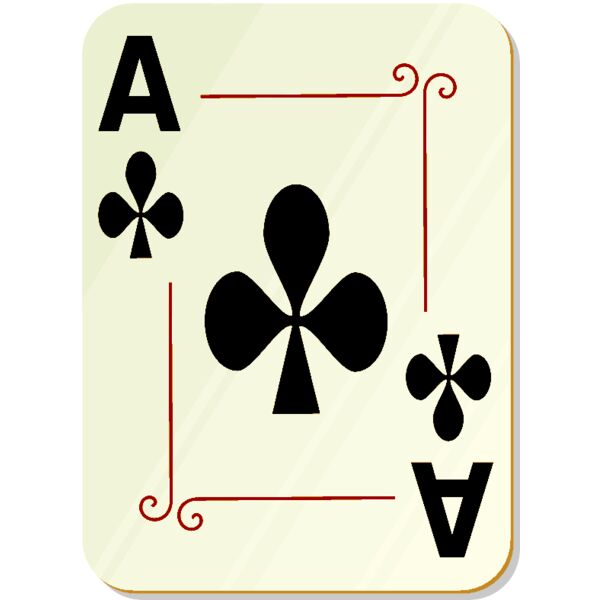 nicubunu Ornamental deck Ace of clubs Thumbnail