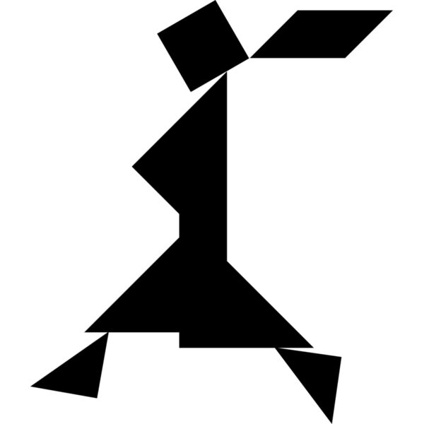 Tangram shape people 66 b Thumbnail