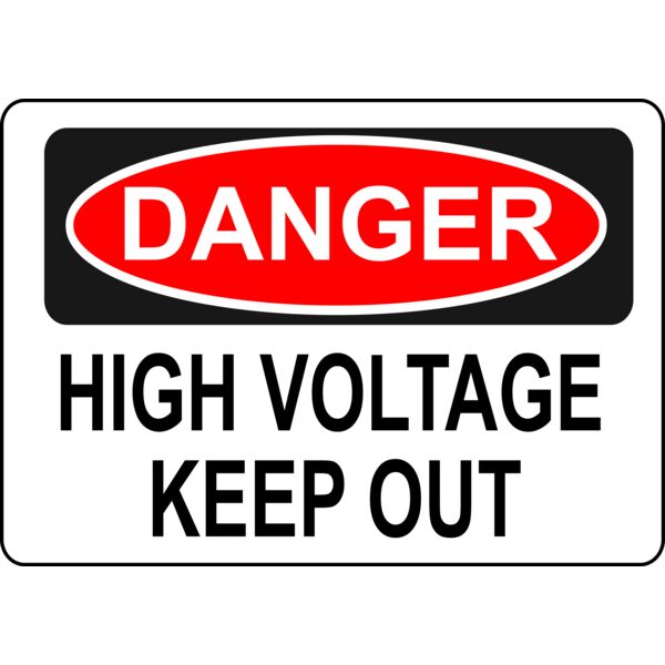 Rfc1394 Danger   High Voltage Keep Out Thumbnail
