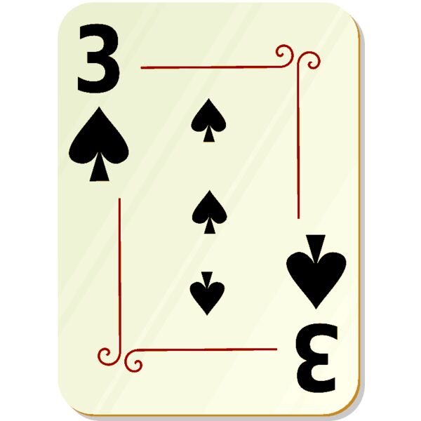 nicubunu Ornamental deck 3 of spades Thumbnail