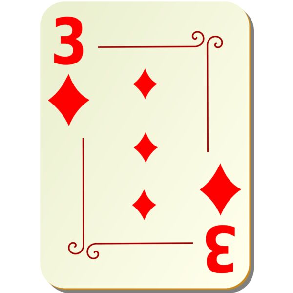 nicubunu Ornamental deck 3 of diamonds Thumbnail