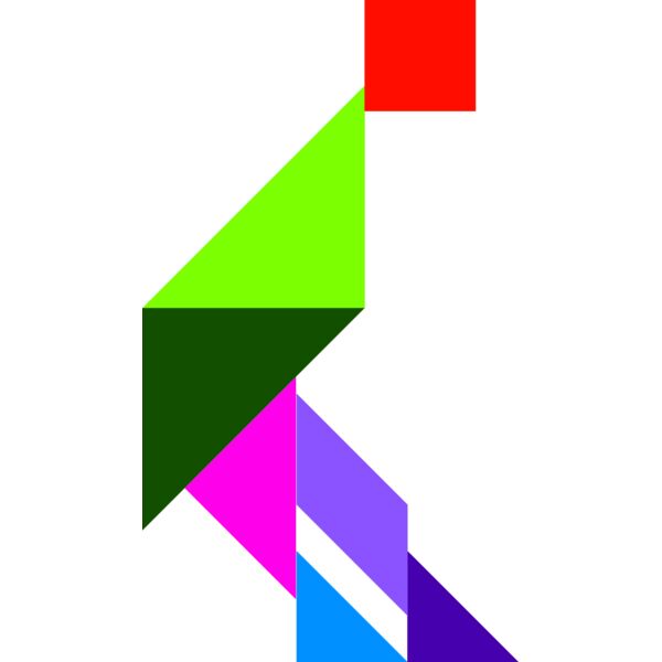Tangram shape people 28 Thumbnail