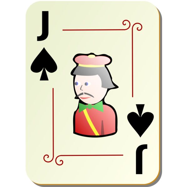 nicubunu Ornamental deck Jack of spades Thumbnail