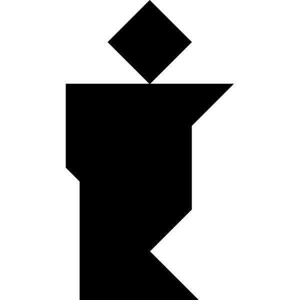 Tangram shape people 68 b Thumbnail
