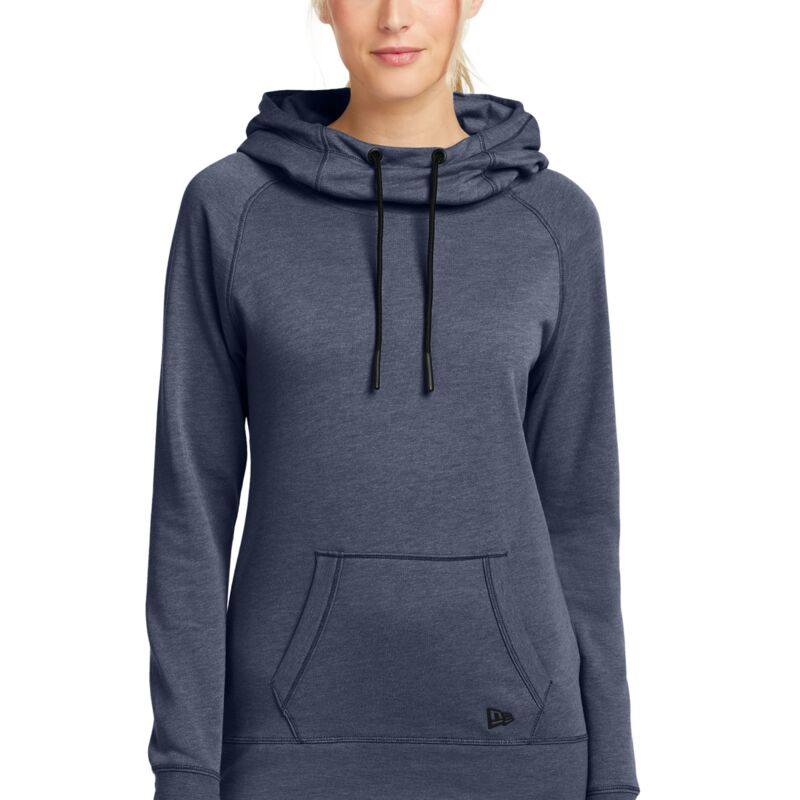 Ladies Tri Blend Fleece Pullover Hoodie Thumbnail