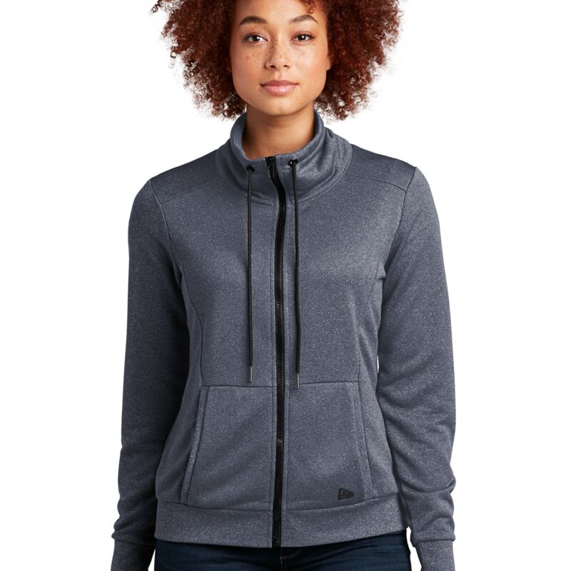 ® Ladies Performance Terry Full Zip Cowl Thumbnail