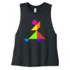 Women's Racerback Cropped Tank Thumbnail