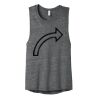 Women's Flowy Scoop Muscle Tank Thumbnail
