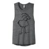 Women's Flowy Scoop Muscle Tank Thumbnail