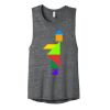 Women's Flowy Scoop Muscle Tank Thumbnail